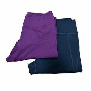 Girlfriend Collective Womens Athletic Cropped Leggings Size XXL - Bundle‎ of 2